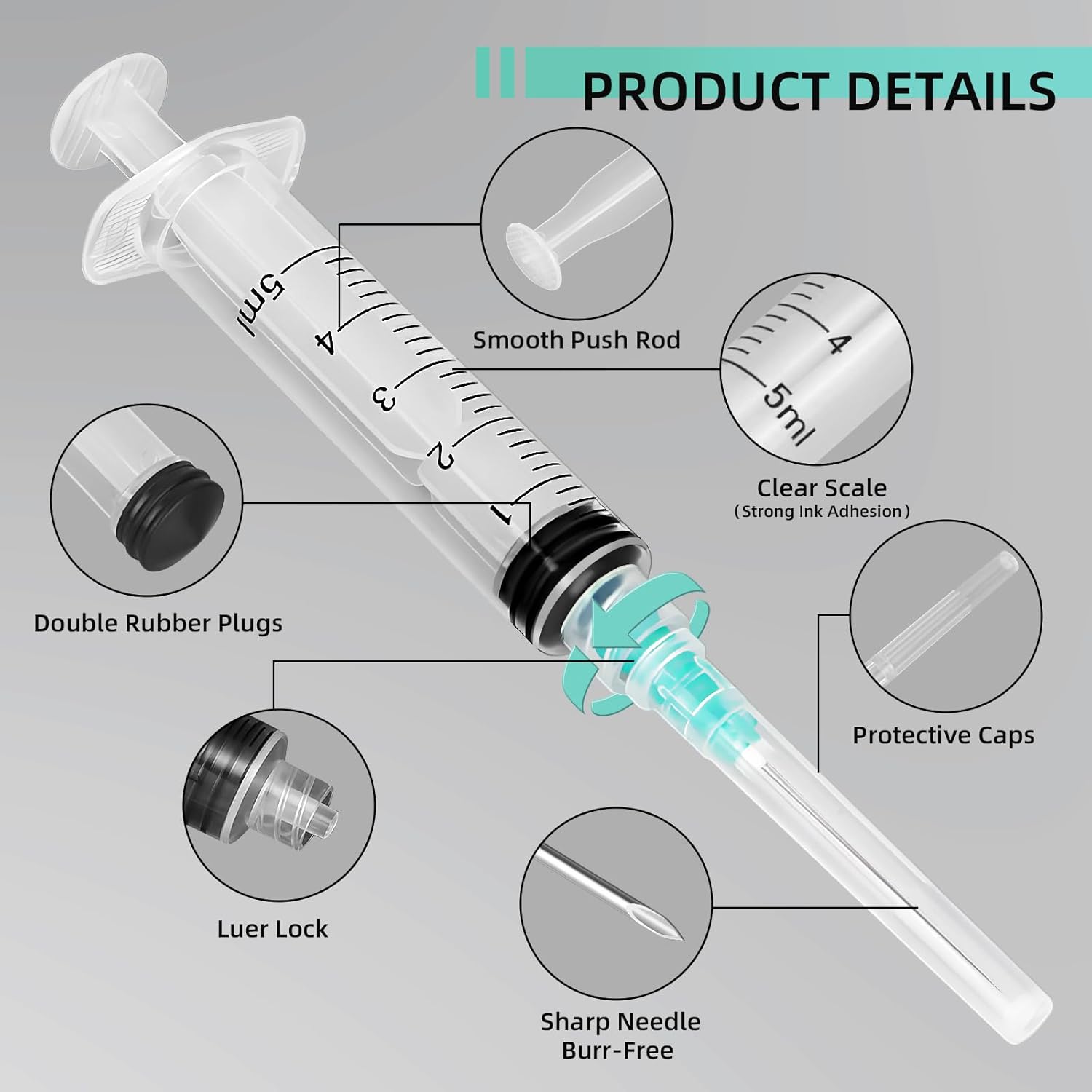 Seringue Luer Lock de 5 ml, ad - Science And Invention avis et prix